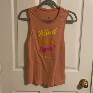 Club Pilates Mind Body Spirit Muscle Tank SM